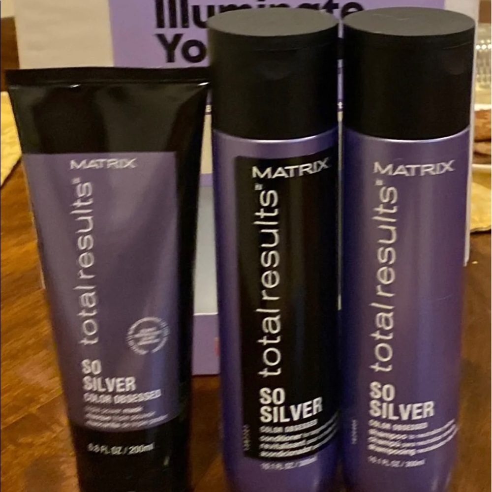 Matrix Total Results So Silver Shampoo Trio